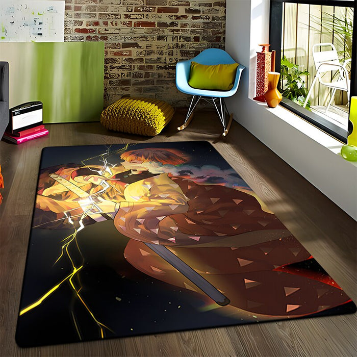 Non-Skid Demon Slayer Art Printed Floor Mat