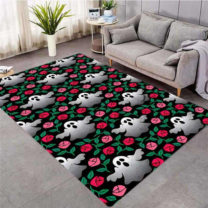 Scary Printed Home Decor Floor Mat