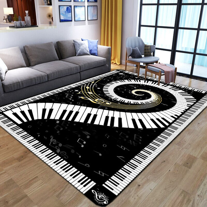 Anti-Slip Patterned Printed Floor Rug