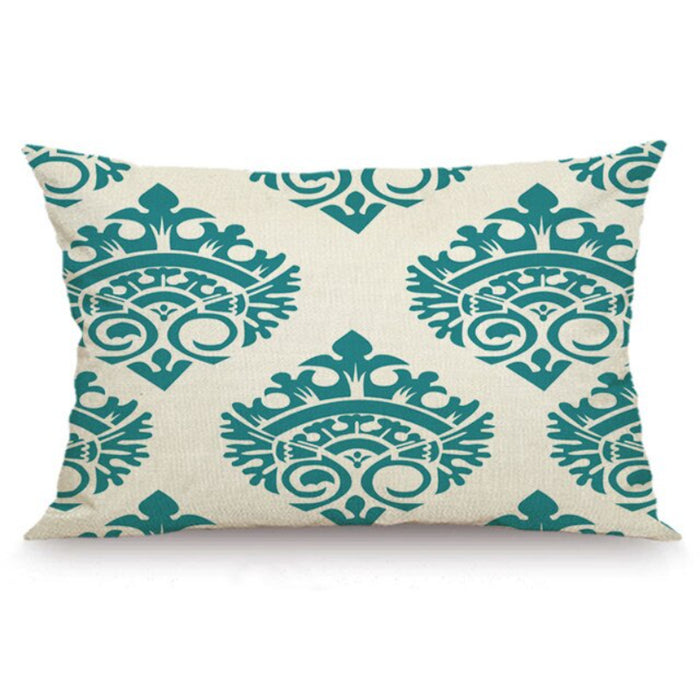 Boho Pattern Printed Rectangular Pillow Cover