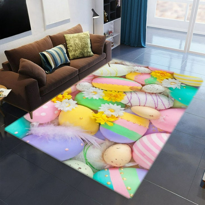 Easter Egg Printed Floor Carpet