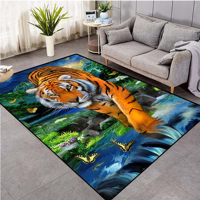Home Decor Fashion Tiger Pattern Carpet