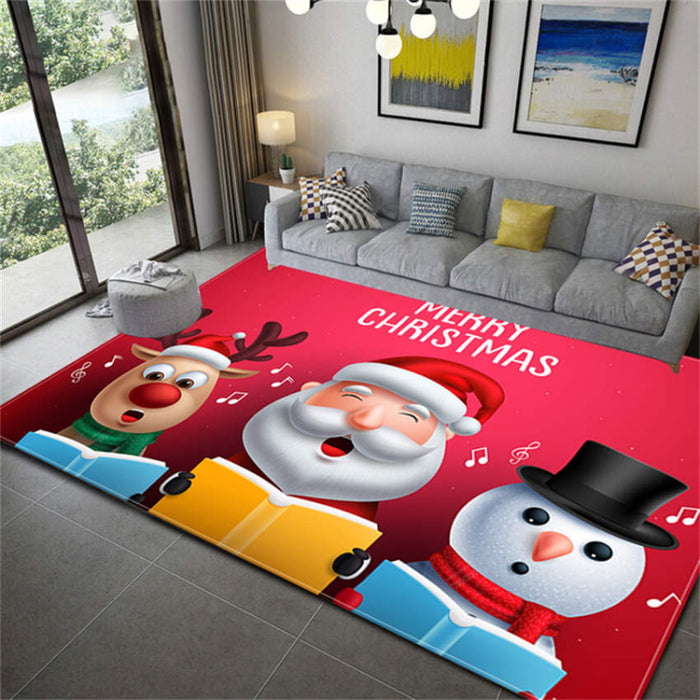 Anti-Slip Christmas Art Printed Floor Mat