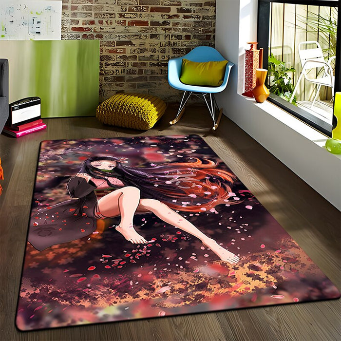 Non-Skid Demon Slayer Art Printed Floor Mat