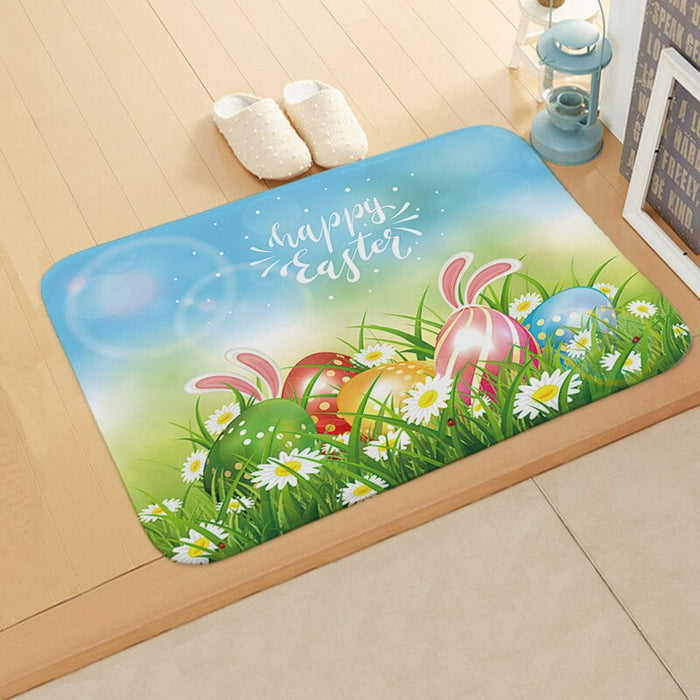 Happy Easter Decorative Floor Mat