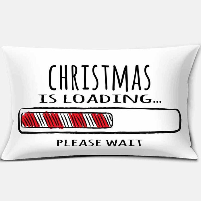 Christmas Printed Rectangular Pillow Cover