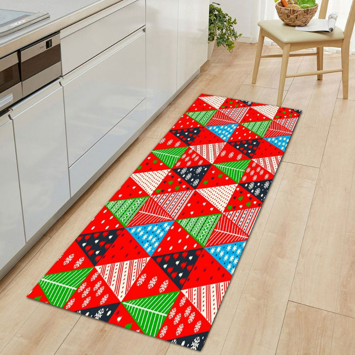 Merry Christmas Printed Floor Mat