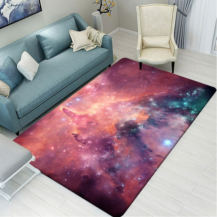 Galaxy Print Decorative Floor Mats