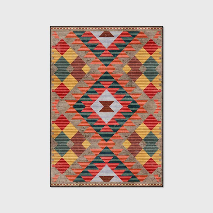 Non-Skid Bohemian Printed Floor Mat