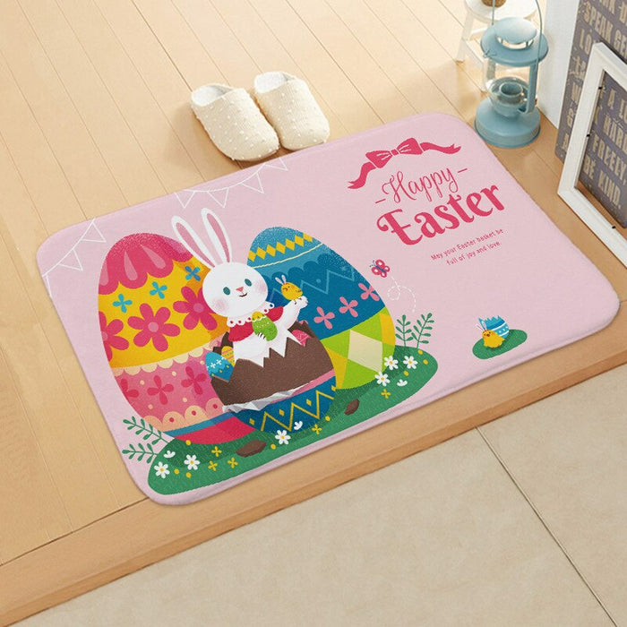 Happy Easter Decorative Floor Mat