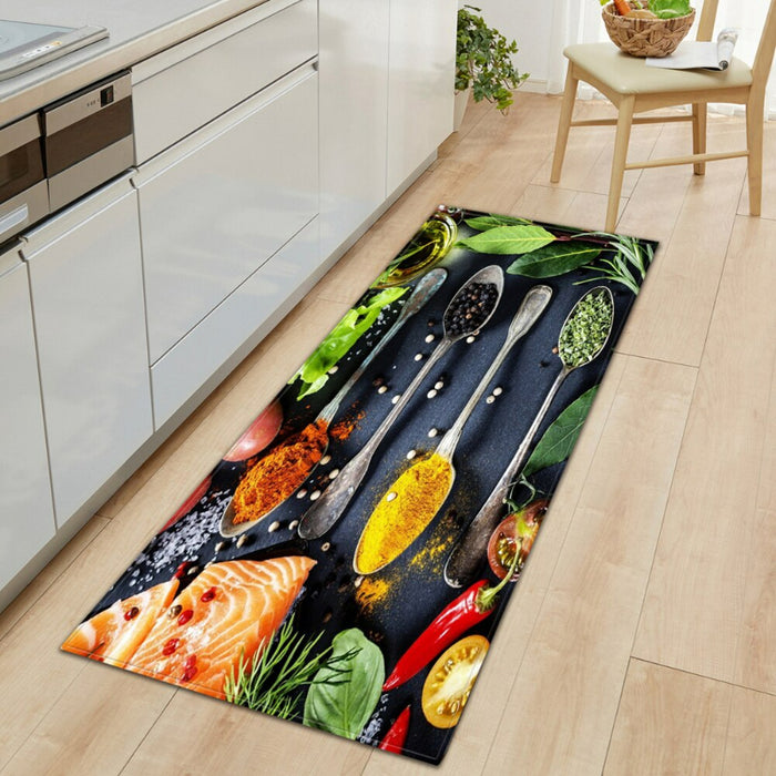 Kitchen Themed Home Decor Floor Mat
