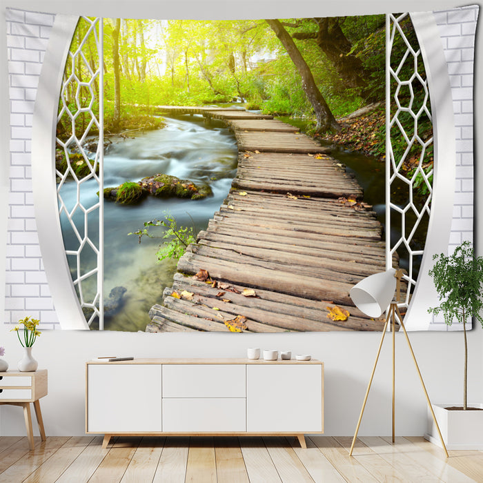 Outdoor Landscape Tapestry Wall Hanging Tapis Cloth