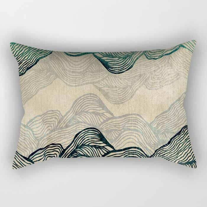 Over All Printed Rectangular Pillow Cover