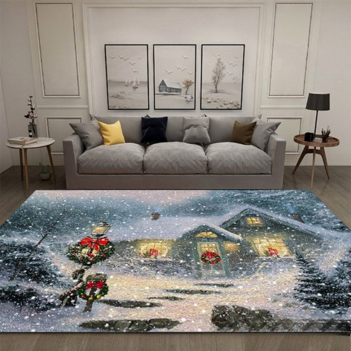 Home Decor Anti-Slid Winter Printed Floor Mat