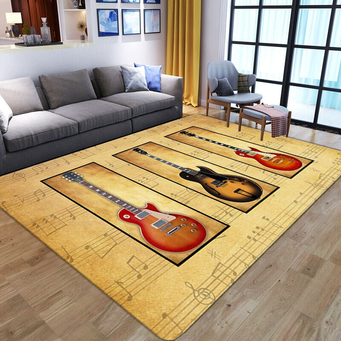 Anti-Slip Patterned Printed Floor Rug