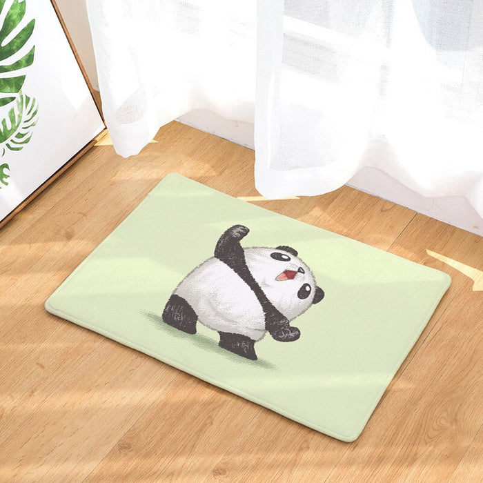 Anti-Slip Panda Printed Floor Mat