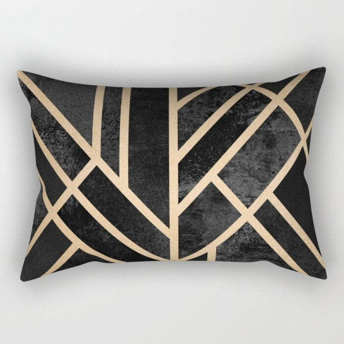 Geometric Printed Rectangular Pillow Cover