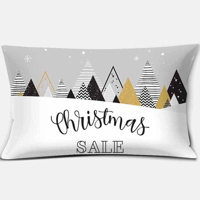 Christmas Printed Rectangular Pillow Cover