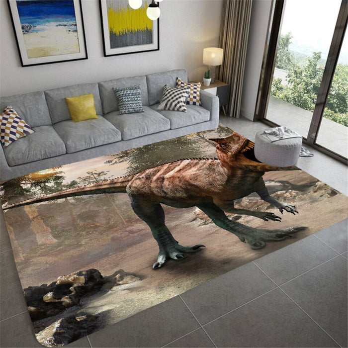 Dinosaur Printed Floor Mat