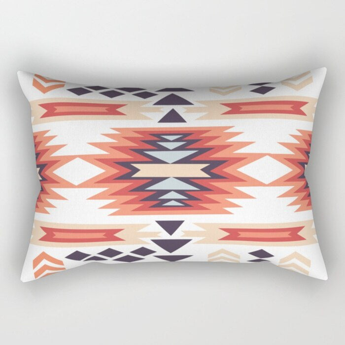 Navajo Art Printed Rectangular Pillow Cover