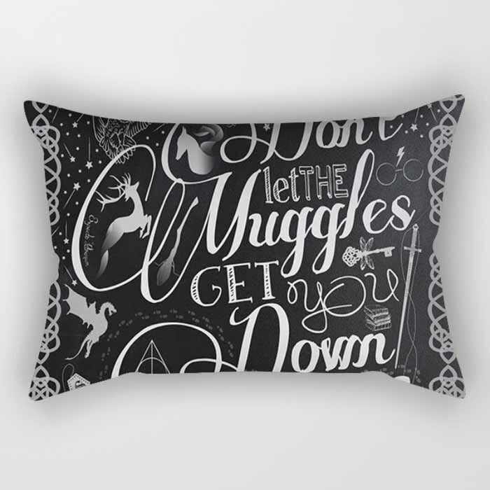 Over All Printed Rectangular Pillow Cover