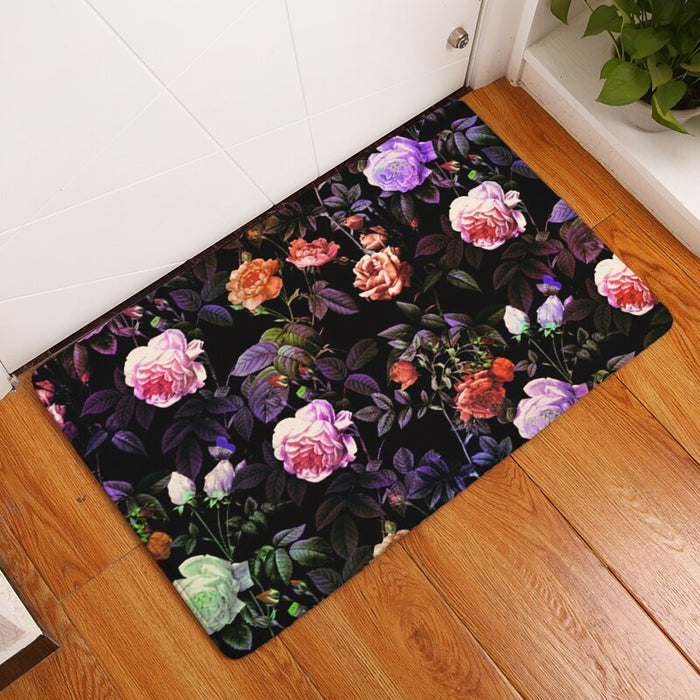Flower Themed Anti-Slip Carpet