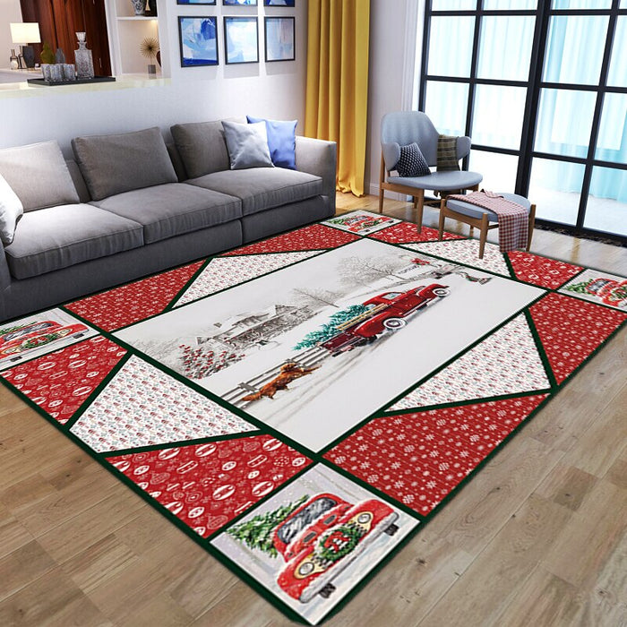 The Non-Slip Christmas Printed Floor Mat