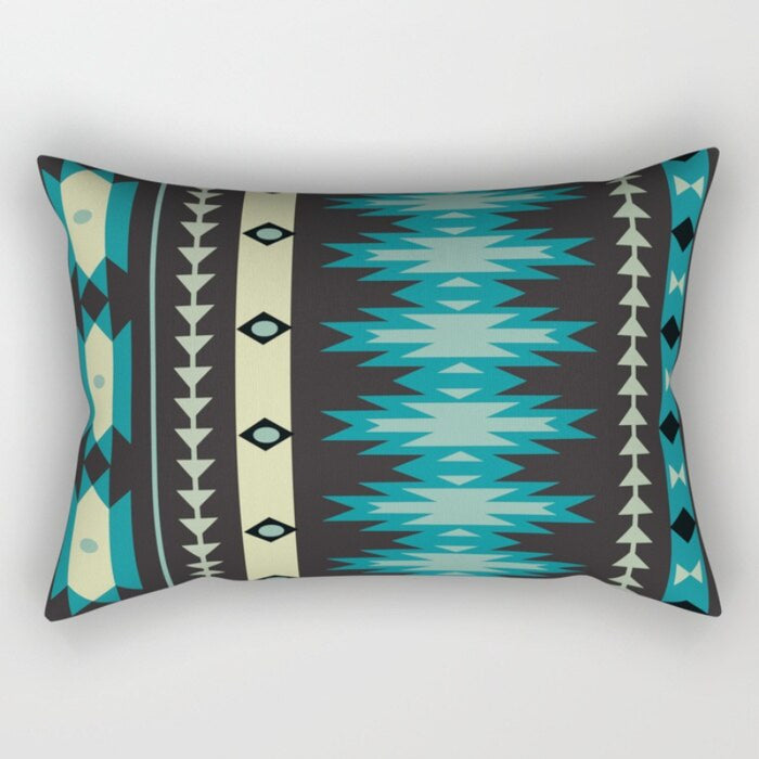 Navajo Art Printed Rectangular Pillow Cover
