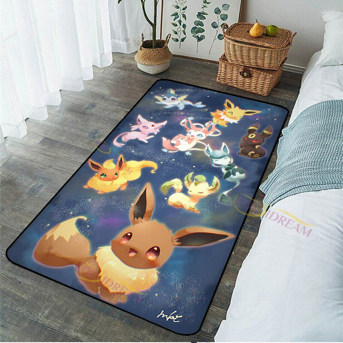 Non-Slip Pokémon Printed Floor Mat For Home